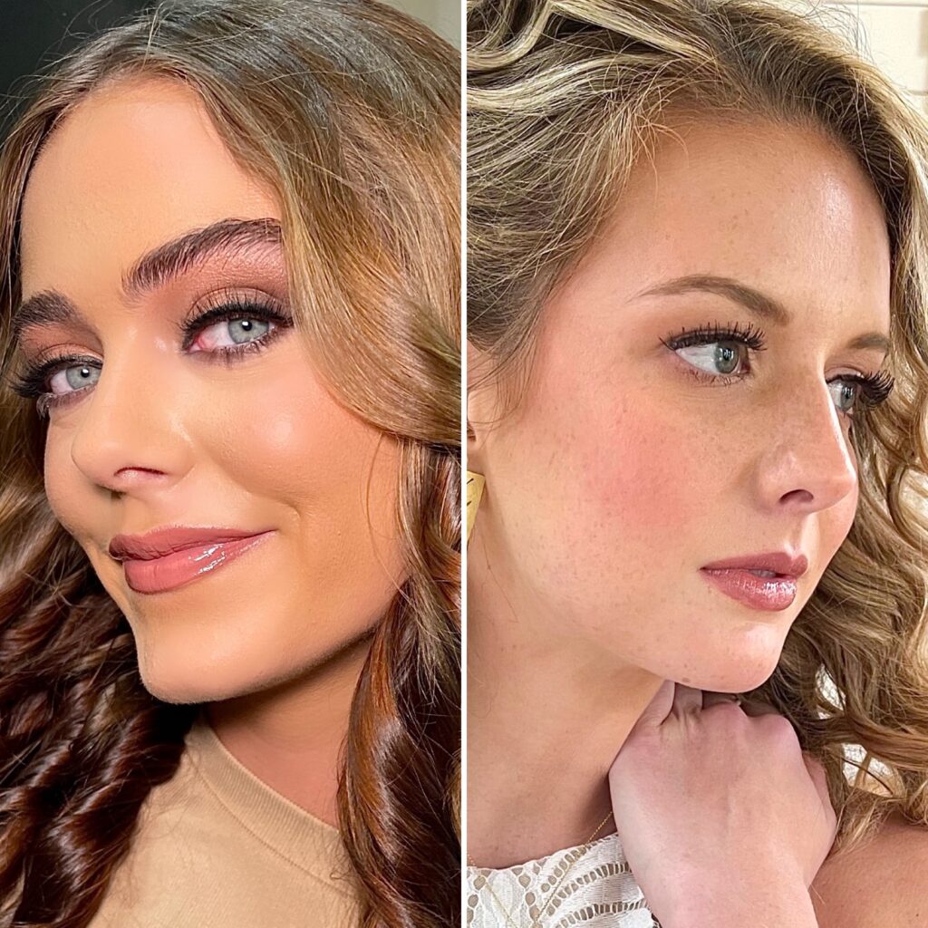 Atlanta Makeup Artist shares soft glam versus natural makeup application